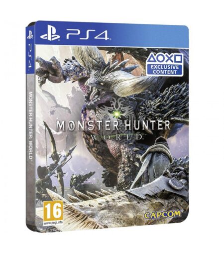 خرید بازی Monster Hunter World Steel Book Edition برای پلی استیشن 4