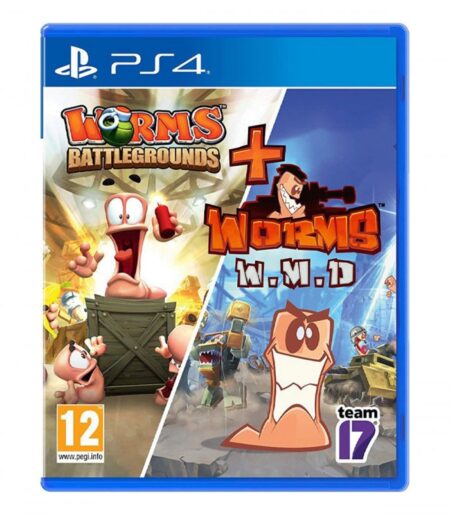خرید بازی Worms Battlegrounds + Worms W.M.D برای پلی استیشن 4